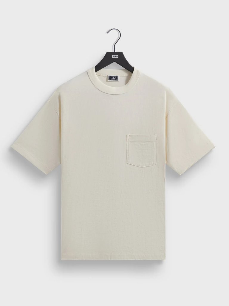 Kith Cream Pocket Tee Xl $40